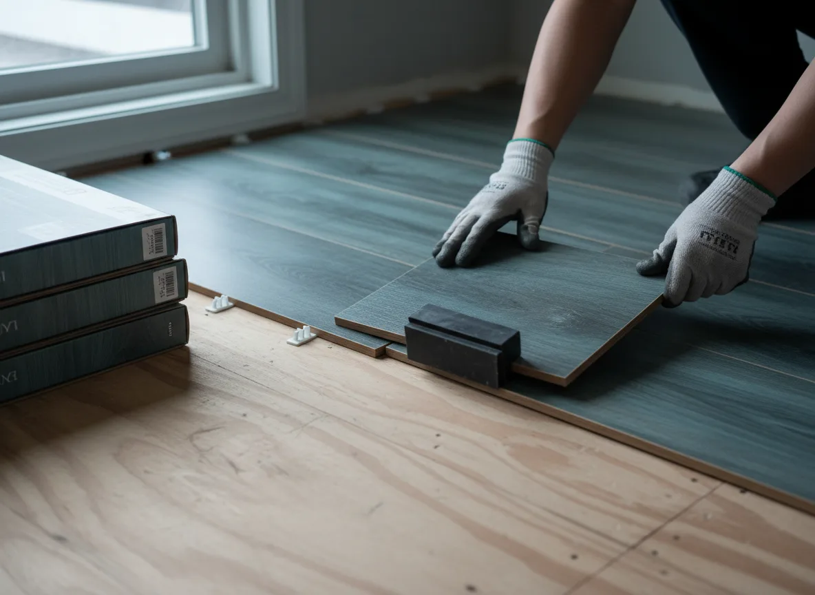 Luxury Vinyl Plank Installation company in Voltaire, ND